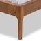 Baxton Studio Brooklyn Walnut Wood Beige Full Size Platform Bed 140-7541 - alternate 6